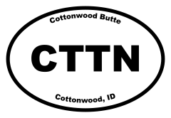 Cottonwood Butte Oval Sticker