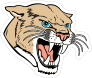 Cougar Head Mascot Sticker