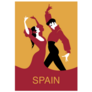 Couple Of Flamenco Dancers Of Spain Sticker