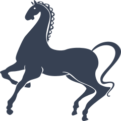 Courageous Horse Sticker