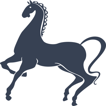 Courageous Horse Sticker