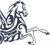 Courageous Pegasus Sticker