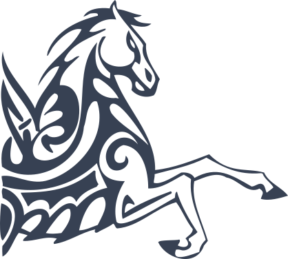 Courageous Pegasus Sticker