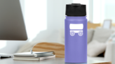 Covered Wagon Sticker on a Water Bottle (New) example