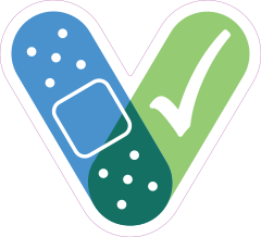 Covid-19 V Vaccine Sticker