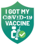 Covid-19 Vaccine Shield Sticker