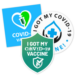 Covid-19 Vaccine Stickers