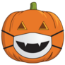 Covid Jack O Lantern Sticker
