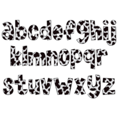 Cow Letters Sticker Sheet