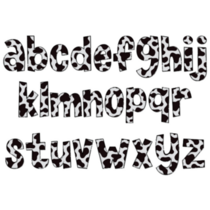 Cow Letters Sticker Sheet