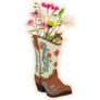 Cowboy Boot With Wild Flowers Sticker
