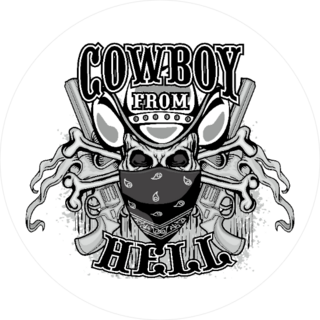 Cowboy From Hell Sticker
