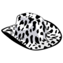 Cowboy Hat Cow Pattern Sticker