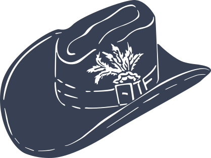 Cowboy Hat With Straw Sticker