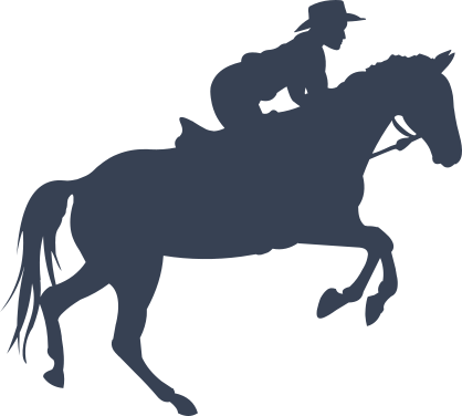 Cowboy Riding A Horse Sticker