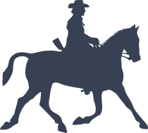 Cowboy Riding A Pretty Horse Sticker