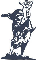Cowboy Rodeo Bull Rider Sticker