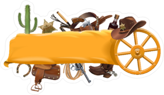 Cowboy Supplies Sticker