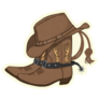 Cowboy Western Hat And Boots Sticker