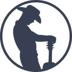 Cowboy With A Guitar Sticker