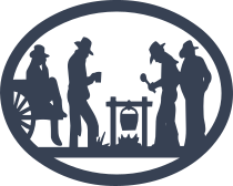 Cowboys Having A Cook Out Sticker