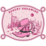 Cowgirl Boots Pink Desert Dreaming Sticker