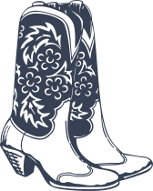 Cowgirl Boots Sticker