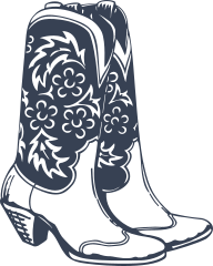 Cowgirl Boots Sticker