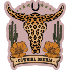 Cowgirl Dream Desert Boho Sticker