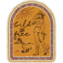 Cowgirl Wild And Free Sticker