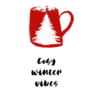 Cozy Winter Vibes Mug Sticker