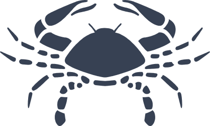Crab Pieces Sticker