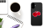 Crab Toy Sticker on a Phone (New) example