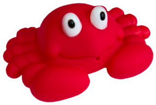 Crab Toy Sticker