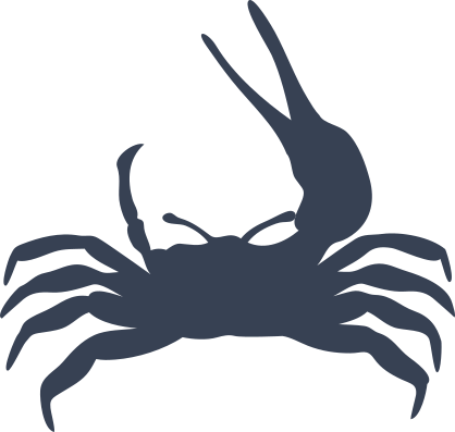 Crab With Large Claw Sticker