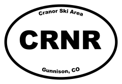 Cranor Ski Area Oval Sticker