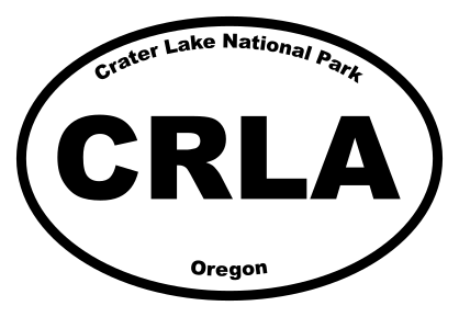 Crater Lake National Park Oval Sticker