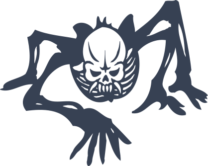 Crawling Skeleton Sticker