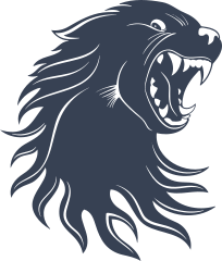 Crazy Coyote Growling Sticker