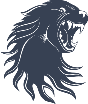 Crazy Coyote Growling Sticker