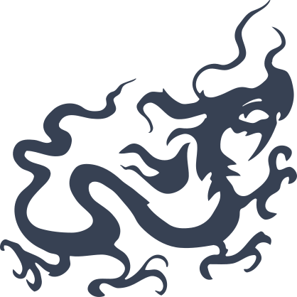 Crazy Dragon Sticker