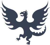 Crazy Dragon With Flaming Wings Sticker