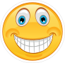 Crazy High Smile Emoji Sticker