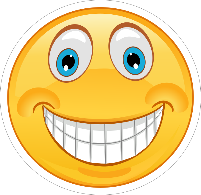 Order Your Crazy High Smile Emoji Sticker Today - Free Shipping!