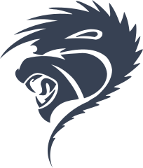 Crazy Lion Head Sticker