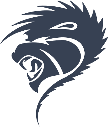 Crazy Lion Head Sticker