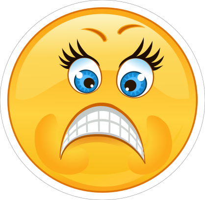 Crazy Mad Upset Emoji Sticker