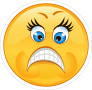 Crazy Mad Upset Emoji Sticker