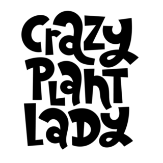 Crazy Plant Lady Transfer Style Sticker