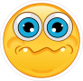 Crazy Quivering Lip Emoji Sticker